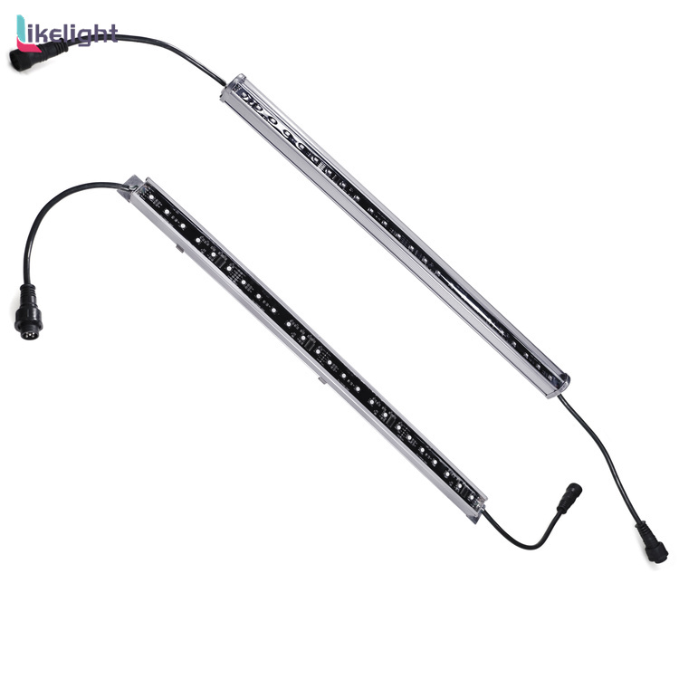 DMX512 24V 48 Leds 8 Pixels 5050 RGB Led Digital Addressable Linear Light Bar